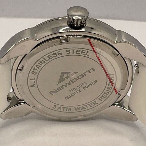 Nbonal NB-1001 Women's White Silicone Strap Analog Dial Quartz Wrist Watch Cv33 - Picture 11 of 11